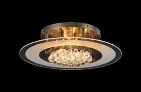 Delmar Crystal Ceiling Lights Diyas Flush Crystal Fittings